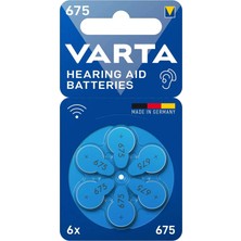 Montreal Varta Işitme Cihazı Pili No: 675 6 Adet ( 6 Adet )