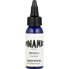 Valor Dynamic Blue Dövme Boyası 30ML – Parlak Mavi, Premium Tattoo Ink