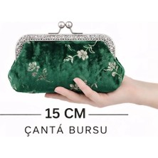 15 cm Kare Çanta Bursu Metal Çanta Çerçevesi Gold Gümüş Füme Makrome Örgü Çanta Aparatı