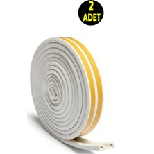 Usin 2 Adet Beyaz Toz Soğuk Rüzgar Koku Ses Önleyici Isı Ses Yalıtımı Kapı Pencere Izolasyon Bant Süngeri