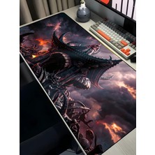 Charmbi Jujutsu Kaisen Sukuna 40X90 Mouse Pad Gaming Mousepad, Kaymaz Taban Büyük Oyuncu Pad
