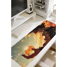 Charmbi Dragon Ball Goku Mouse Pad – 40X90 Büyük Gaming Mousepad, Kaymaz Taban Oyuncu
