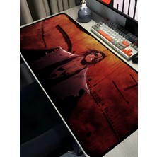 Charmbi Zaraki Kenpachi Gaming Mouse Pad 40X90 Xxl Mousepad, Large Desk Mat, Non Slip Keyboard Pad