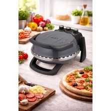 Gözdehome Erato Taşfırınım Pizza Makinesi, Lahmacun Makinesi Doğal Taş Fırın - Timer - 400 C.