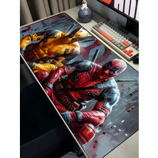 Charmbi Wolverine & Deadpool 40X90 Procontrol Mouse Pad Gaming Mousepad Kaymaz Taban Büyük Oyuncu Ultra Pürüzsüz
