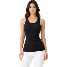 Secret Sita Fitilli Ikralı Kaşkorse Atlet Vücuda Oturan Basic Şıklık  Iyah