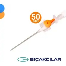 Montreal Bıçakcılar Branül (Intraket) Turuncu (14G) 50'li Kutu ( 1 Adet )