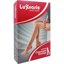 Montreal Luxvaris 811 Diz Üstü Burnu Kapalı Orta Basınç Ten Rengi Varis Çorabı No: 1 ( 1 Adet )