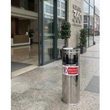 Durak Reklam 60x19 Paslanmaz Küllük