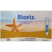 Montreal Biofiz Serum Fizyolojik 5 ml X10 Flakon ( 6 Adet )