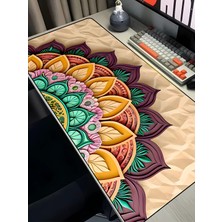 Charmbi Sando No Lotus Gaming Mouse Pad 40X90 Xxl Mousepad, Large Desk Mat, Non Slip Keyboard Pad