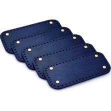 33X12 cm 5 Adet Çanta Tabanı Set - Delikli Makrome Çanta Alt Taban Hobi Çanta Yapım Malzemesi