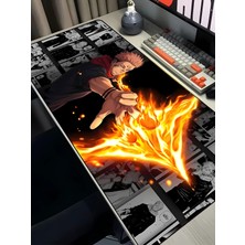 Charmbi Jujutsu Kaisen 40X90 Gaming Mouse Pad – Kaymaz Taban Büyük Boy Oyuncu Mousepad