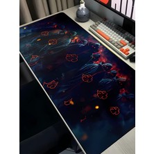 Charmbi Akatsuki, Naruto Temalı Mouse Pad – 40X90 Gaming Mousepad, Kaymaz Taban Büyük Oyuncu