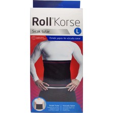 Montreal Roll Yün Korse - Large Siyah ( 6 Adet )