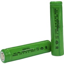 Kapsulavm 1.2V 700 Mah  Aaa  Nimh Şarjlı Pil  Başsız / Flat Head (74)