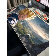 Charmbi Dragon Ball Vegeta Mouse Pad – 40X90 Gaming Mousepad, Kaymaz Taban Büyük Oyuncu