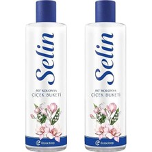 Montreal Selin Çiçek Buketi Kolonya Pet Şişe 400 ml 2'li ( 6 Adet )