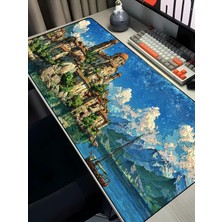 Charmbi Lindon, Sakin Şehir 40X90 Gaming Mouse Pad – Kaymaz Taban Büyük Boy Oyuncu Mousepad