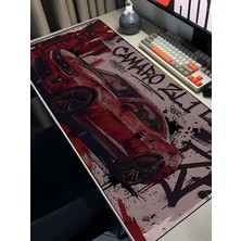Charmbi Camaro Spor Araba Gaming Mouse Pad 40X90 Xxl Mousepad, Large Desk Mat, Non Slip Keyboard Pad
