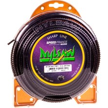 Nylsaw Siyah Tırtıklı Misina 4.0mm 21 Metre
