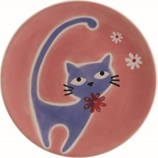 Paşabahçe Playful Cat Seramik Yemek Tabağı - 1 Adet