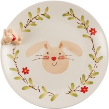 Paşabahçe Bunny Seramik Pasta Tabağı - 1 Adet