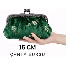 15 cm Kare Çanta Bursu Metal Çanta Çerçevesi Gold Gümüş Füme Makrome Örgü Çanta Aparatı