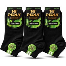 Lumi Erkek Lacivert Bambu Sneaker Çorap 3'lü