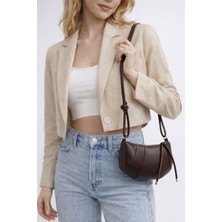 Kadın Modern Parça Detaylı Mini Çapraz Çanta