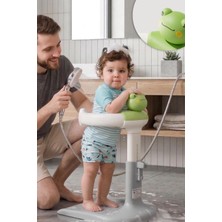 Wellgro Holdme Bebek Banyo Duş Standı Yeşil Kurbağa