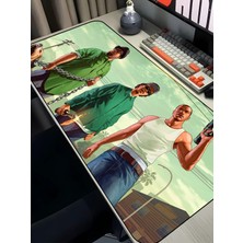 Charmbi Gta San Andreas Temalı Mouse Pad – 40X90 Büyük Gaming Mousepad, Kaymaz Taban Oyuncu