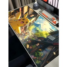 Charmbi Pikachu, Pokemon 40X90 Mouse Pad Gaming Mousepad, Kaymaz Taban Büyük Oyuncu Pad