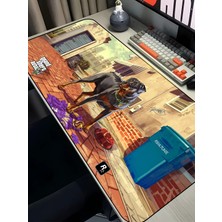 Charmbi Gta V Temalı Mouse Pad – 40X90 Gaming Mousepad, Kaymaz Taban Büyük Oyuncu