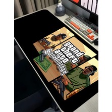Charmbi Gta San Andreas Temalı 40X90 Procontrol Mouse Pad Gaming Mousepad Kaymaz Taban Büyük Oyuncu Ultra Pürüzsüz