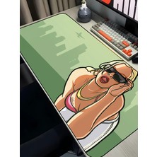 Charmbi Gta San Andreas Temalı 40X90 Gaming Mouse Pad – Kaymaz Taban Büyük Boy Oyuncu Mousepad