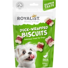 Terrien Ördek Eti Sarmallı Köpek Ödül Bisküvisi - 100 G.