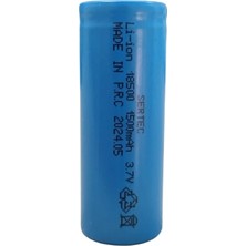 Kapsulavm 3.7V Liıon 18500 1500 Mah 10C Şarjlı Pil (74)
