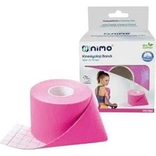 Montreal Nimo Kinesiyoloji Bandı 5CMX5M Pembe ( 6 Adet )