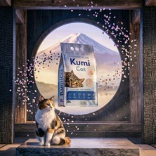 Kumi Cat Eko-Premium Bahar Esintisi Sakura Kiraz Çiçeği Kokulu Kedi Kumu, Güçlü Topaklanan Bentonit (%99.5 Tozsuz), 10 L