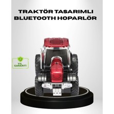 Esranın Dünyası Retro Traktör Tasarımlı Kablosuz Hoparlör USB Tf Aux Fm Destekli