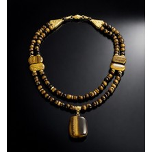 Asteria Elite Kaplan Gözü Odak ve Güç Artırıcı Kolye, Koruyucu Enerji Takısı