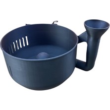 Esranın Dünyası Çok Amaçlı Sebze Yıkayıcı Ergonomik Tasarım Süzgeçli Mutfak Kabı - Lisinya