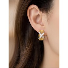 Bontexs Yeni Trend 316L Sevgililer Gününe Özel Çelik Küpe