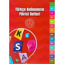 Mavi Boncuk Türkçe Kelimelerin Fihrist Kelime Defteri