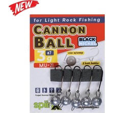 Spiinx Cannon Ball Black Nikel 4gr Jig Head