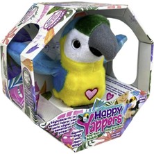 Esranın Dünyası Peluş Ses Tekrarlı Hayvan Bileklik Aksesuar - Sarı Papağan (Lisinya)