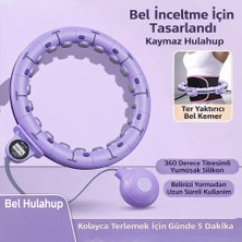 GreaTech Dijital Ekranlı Akıllı Egzersiz Çemberi Ayarlanabilir Masaj Etkili Bel Inceltme Çemberi