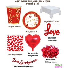 Deha Parti  Romantik Yemek Seti Sevgililer Günü Doğum Günü Yıl Dönümü Evlilik Teklifi Süs