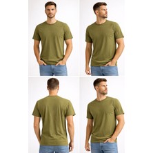 ÇK Tekstil Unisex Basic Tişört 30/1 Süprem Pamuk Düz Renk S-M-L-Xl-Xxl Rahat Kalıp